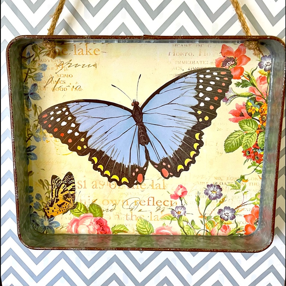Metal wall hanging - BUTTERFLY
